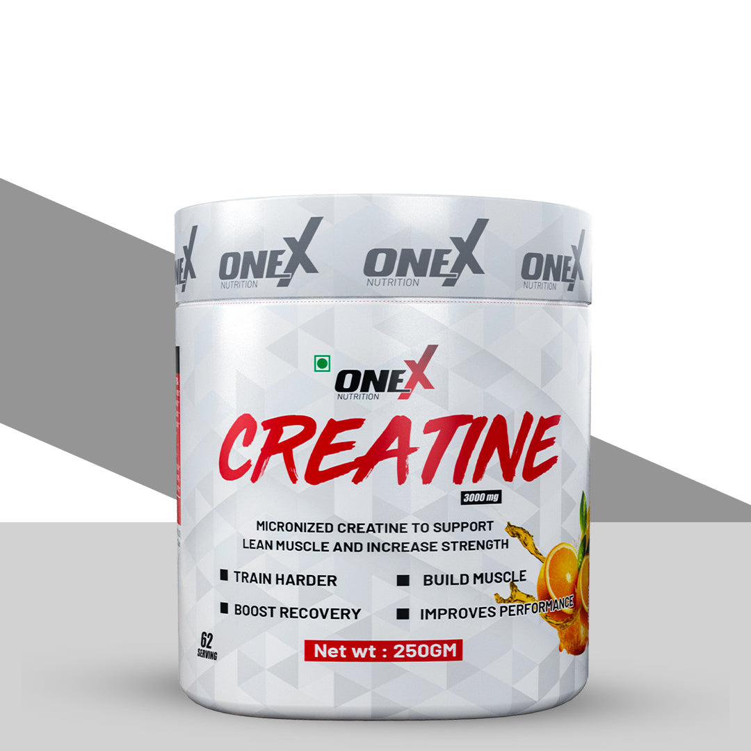 onex creatine 250gm orange